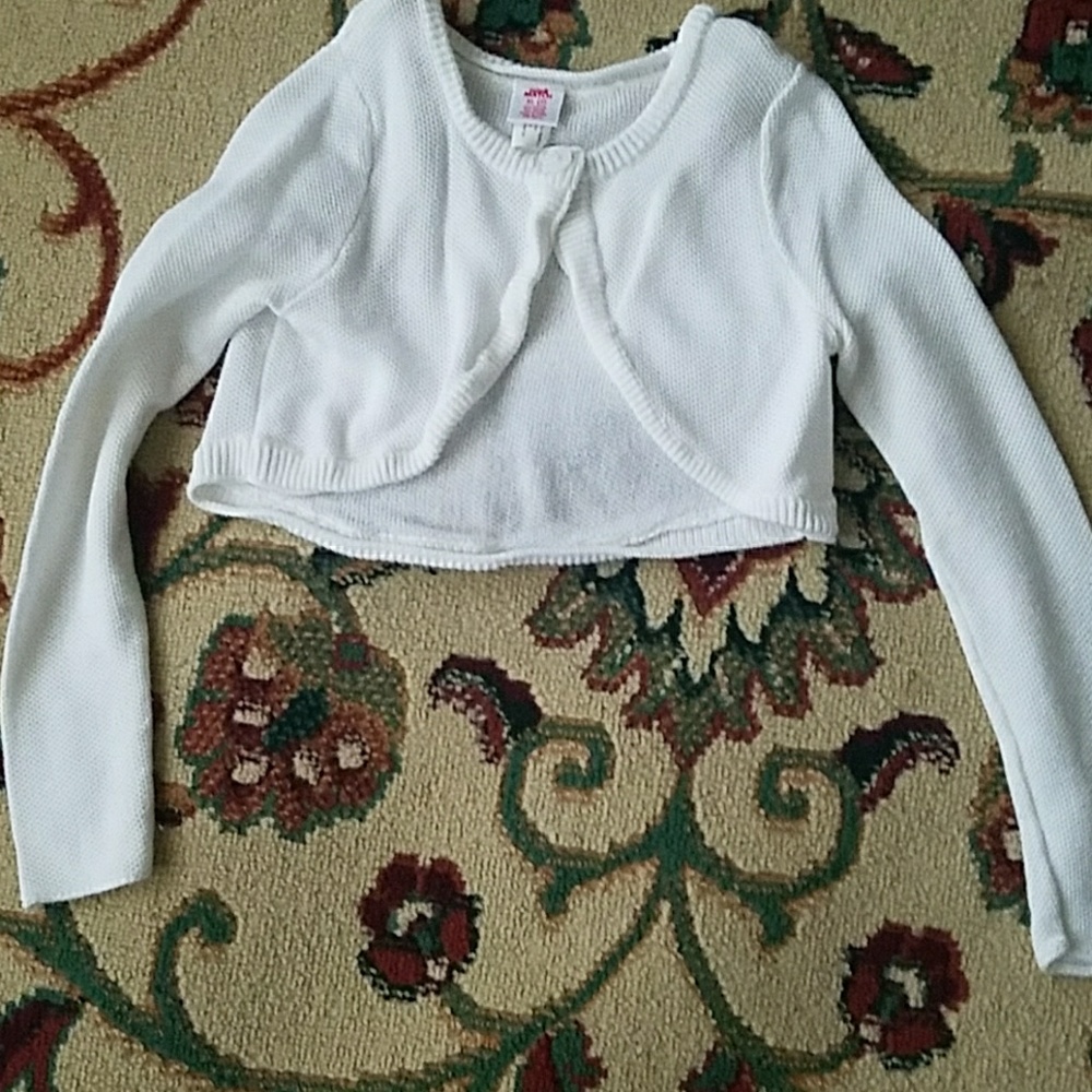 Long sleeve crop over sweater